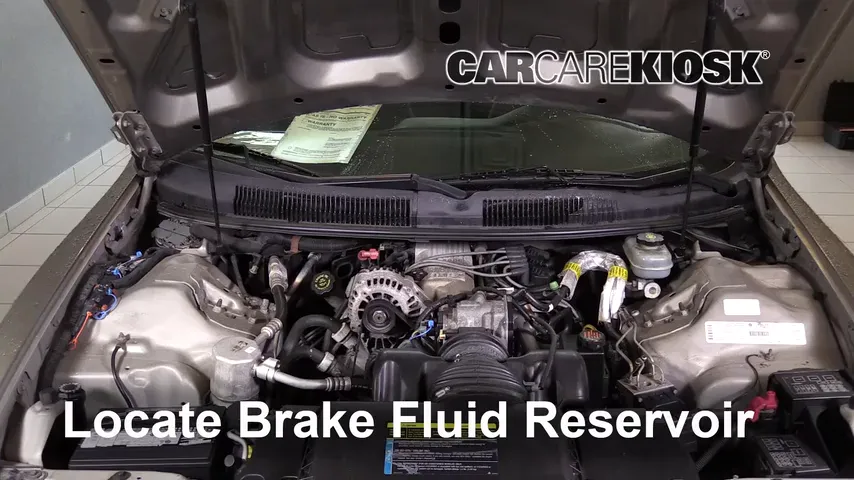 2002 Chevrolet Camaro 3.8L V6 Convertible Brake Fluid